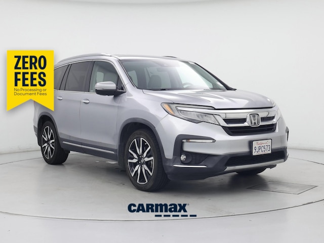 Silver 2019 Honda Pilot Touring FWD SUV / Crossover Front-Wheel Drive Automatic