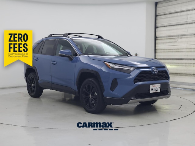 Blue 2024 Toyota RAV4 Hybrid SUV / Crossover All-Wheel Drive Automatic