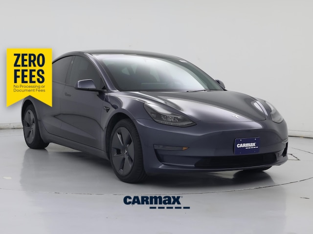 Blue 2023 Tesla Model 3 RWD Sedan Rear-Wheel Drive Automatic