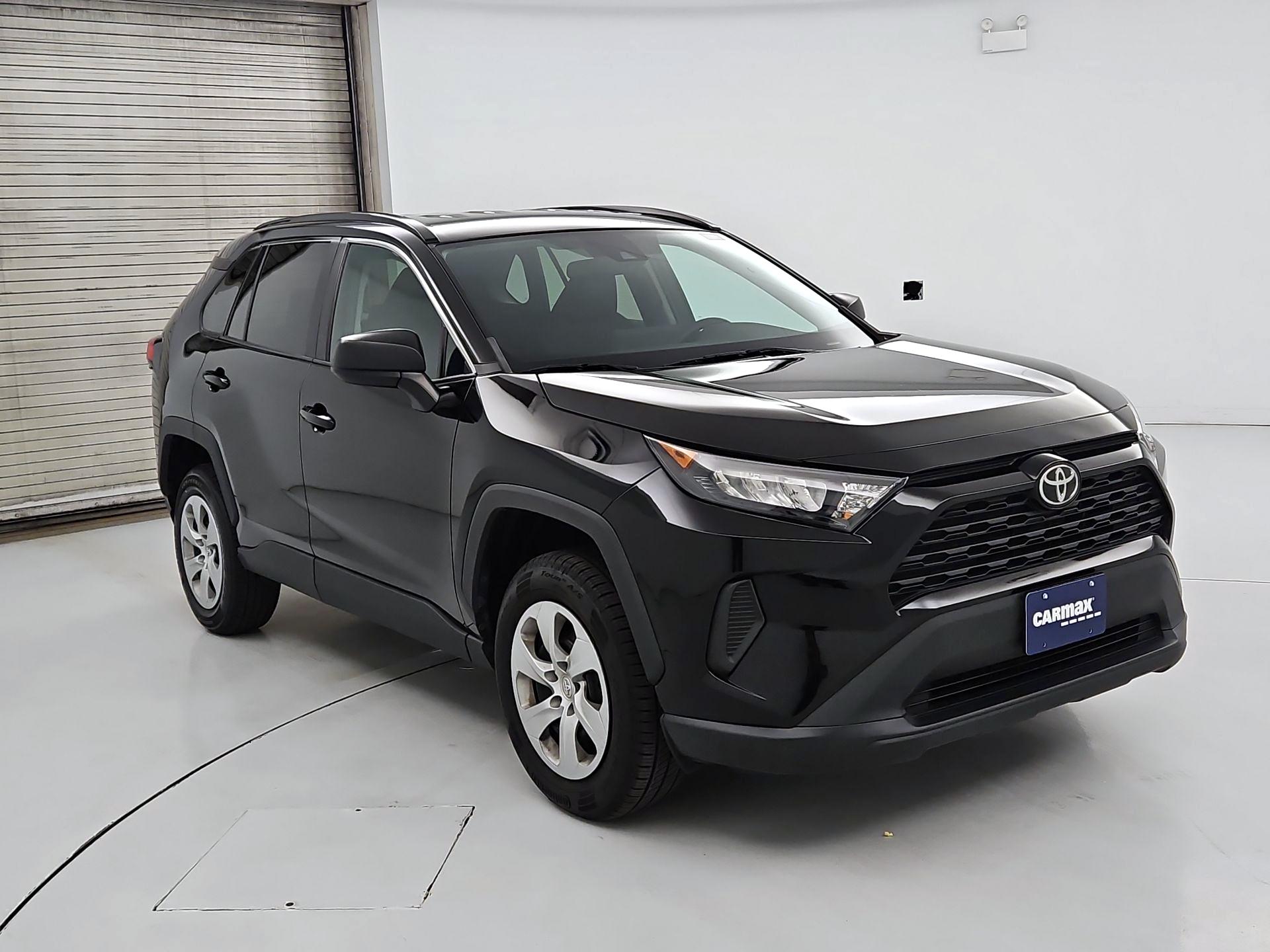 Black 2021 Toyota RAV4 LE AWD SUV / Crossover All-Wheel Drive Automatic