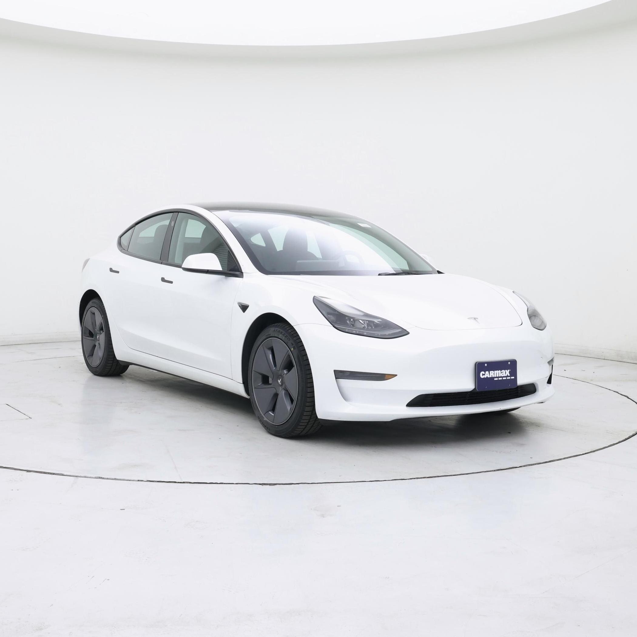 White 2023 Tesla Model 3 RWD Sedan Rear-Wheel Drive Automatic