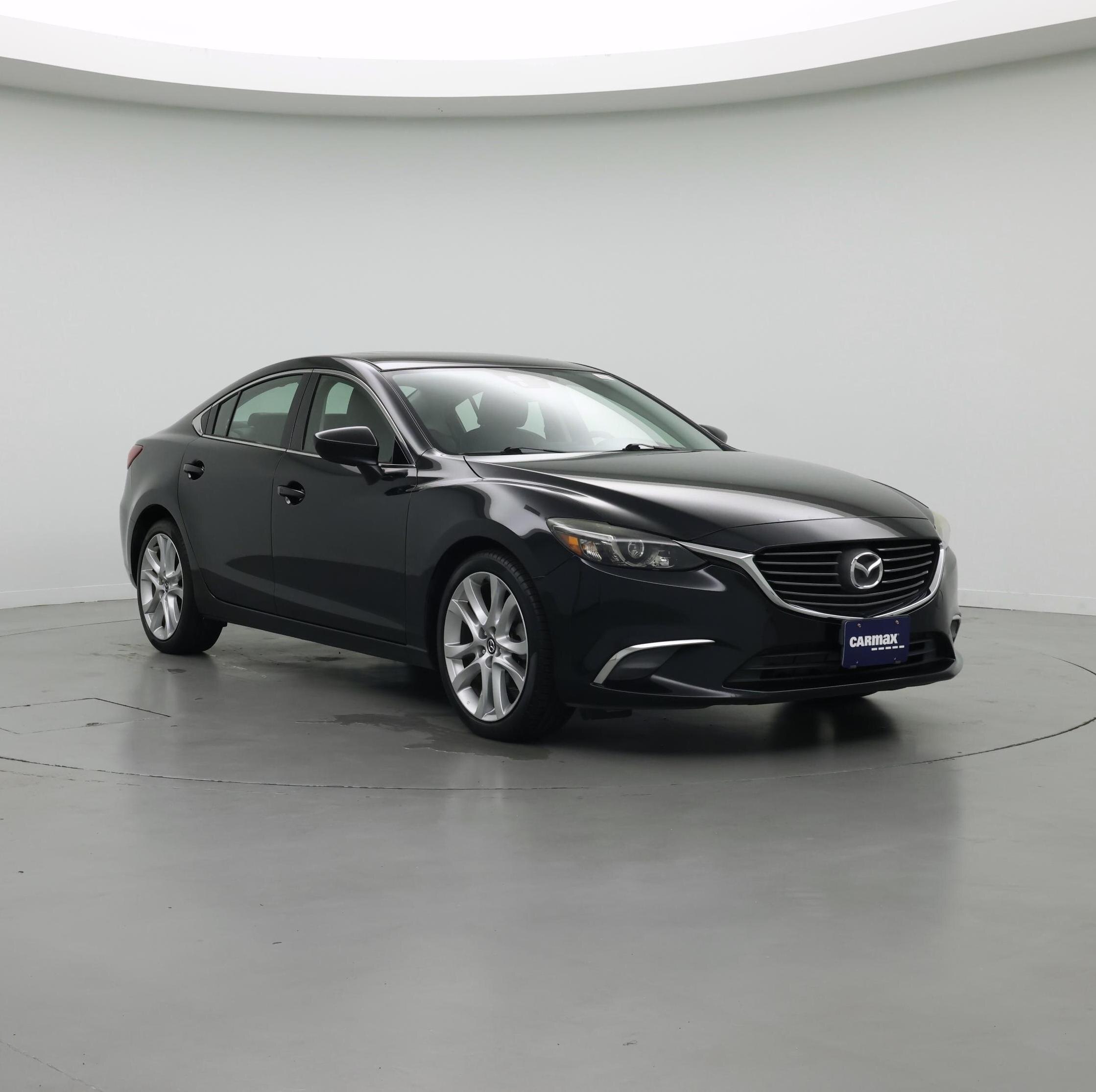 Black 2016 Mazda MAZDA6 Sedan Front-Wheel Drive Automatic