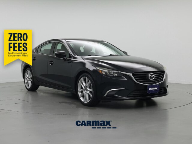 Black 2016 Mazda MAZDA6 Sedan Front-Wheel Drive Automatic