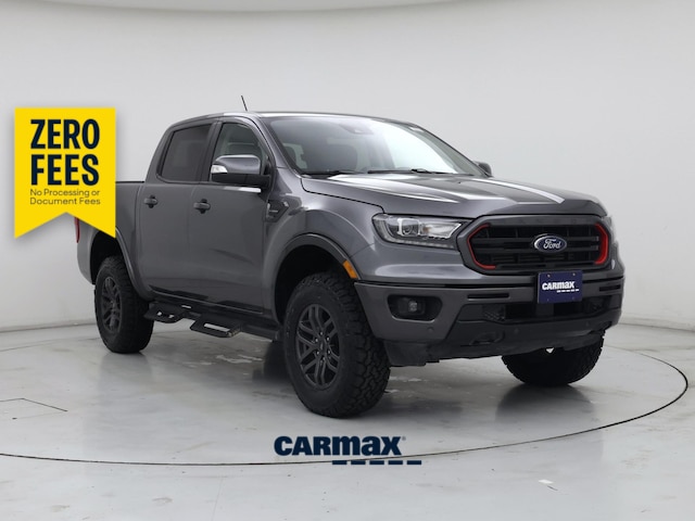 Gray 2023 Ford Ranger Lariat SuperCrew 4WD Pickup Truck Four-Wheel Drive Automatic