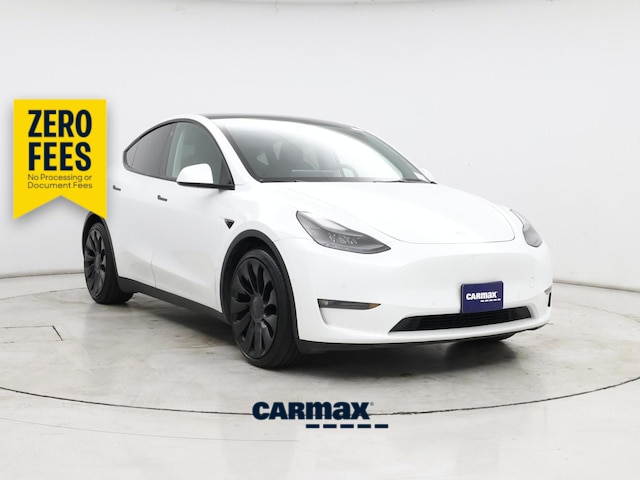 White 2022 Tesla Model Y Performance AWD SUV / Crossover All-Wheel Drive Automatic