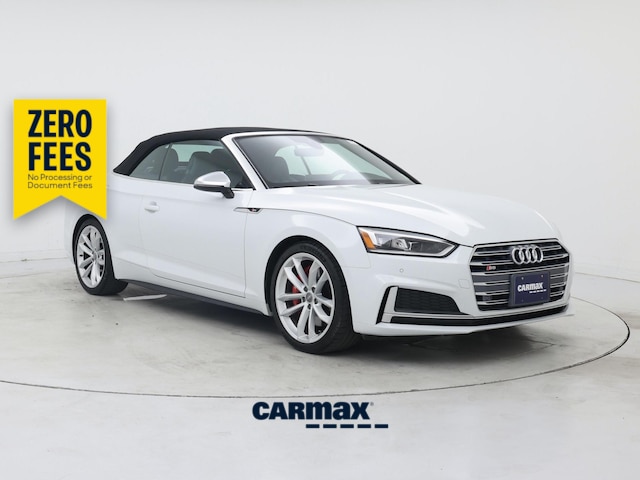 White 2019 Audi S5 3.0T quattro Premium Plus Cabriolet AWD Convertible All-Wheel Drive Automatic