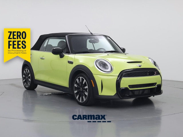 Yellow 2022 MINI Cooper S Convertible FWD Convertible Front-Wheel Drive Automatic