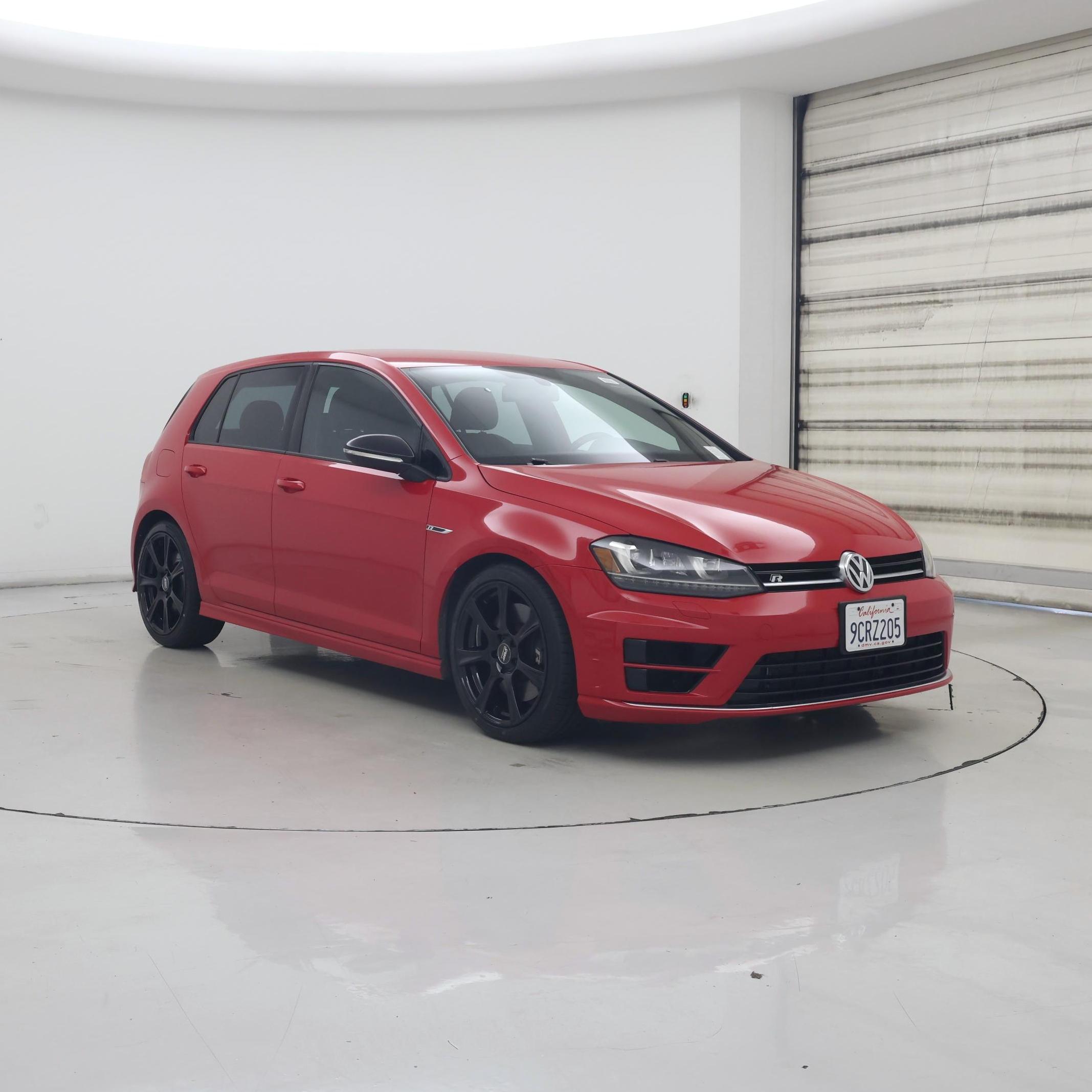 Red 2016 Volkswagen Golf R 4-Door AWD Hatchback All-Wheel Drive Manual