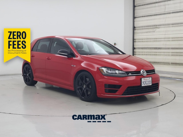 Red 2016 Volkswagen Golf R 4-Door AWD Hatchback All-Wheel Drive Manual