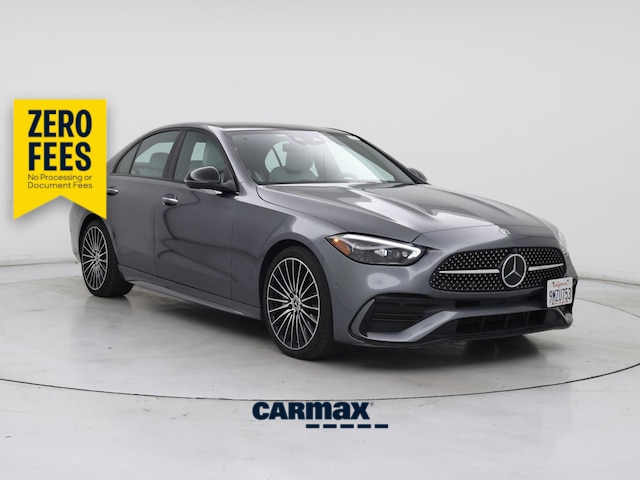 Gray 2024 Mercedes-Benz C-Class C 300 RWD Sedan Rear-Wheel Drive Automatic