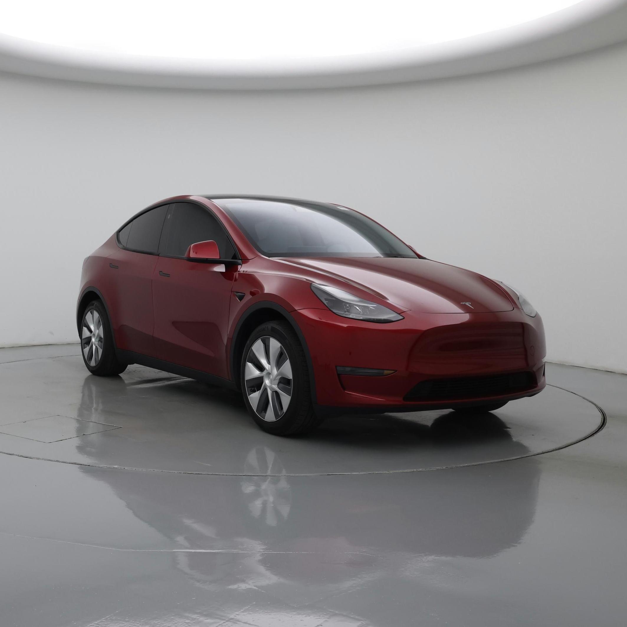 Red 2024 Tesla Model Y   Automatic