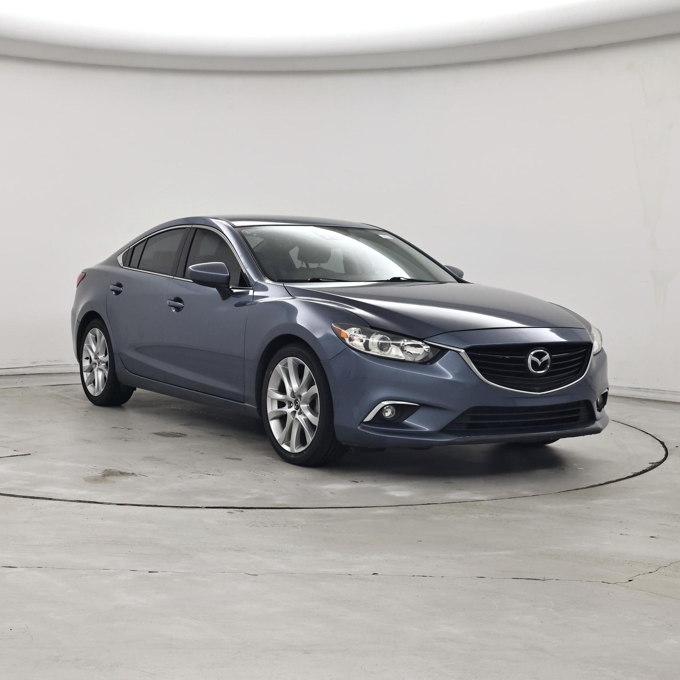 Blue 2014 Mazda MAZDA6 Sedan Front-Wheel Drive Automatic