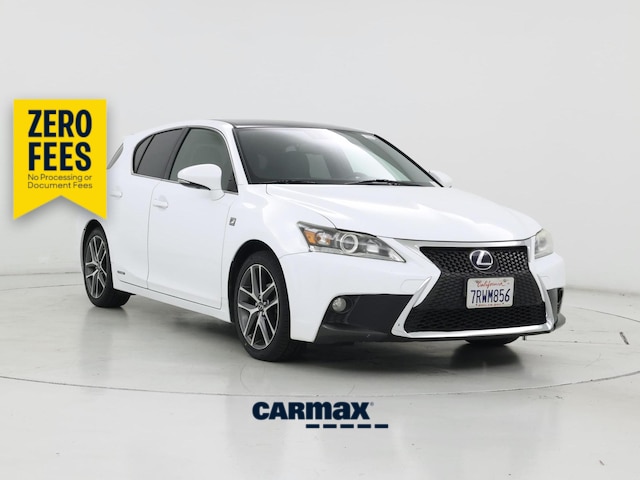 White 2016 Lexus CT Hybrid 200h FWD Wagon Front-Wheel Drive Automatic