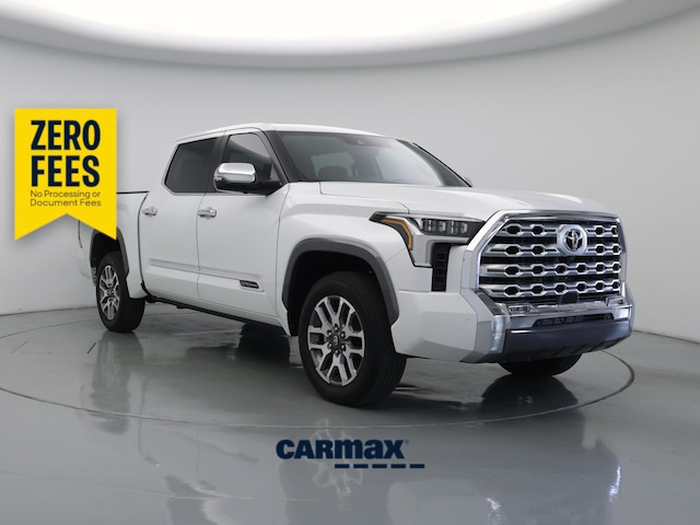 White 2025 Toyota Tundra 1794 Edition CrewMax Cab 4WD Pickup Truck Four-Wheel Drive Automatic