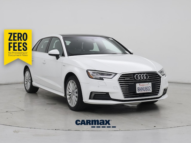 White 2018 Audi A3 Sportback e-tron 1.4T Premium Plus FWD Wagon Front-Wheel Drive Automatic