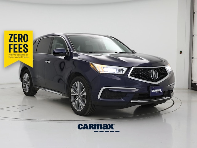 Blue 2017 Acura MDX SUV / Crossover Front-Wheel Drive Automatic