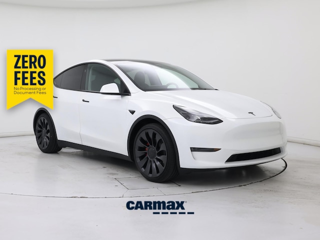 White 2024 Tesla Model Y Performance AWD SUV / Crossover All-Wheel Drive Automatic