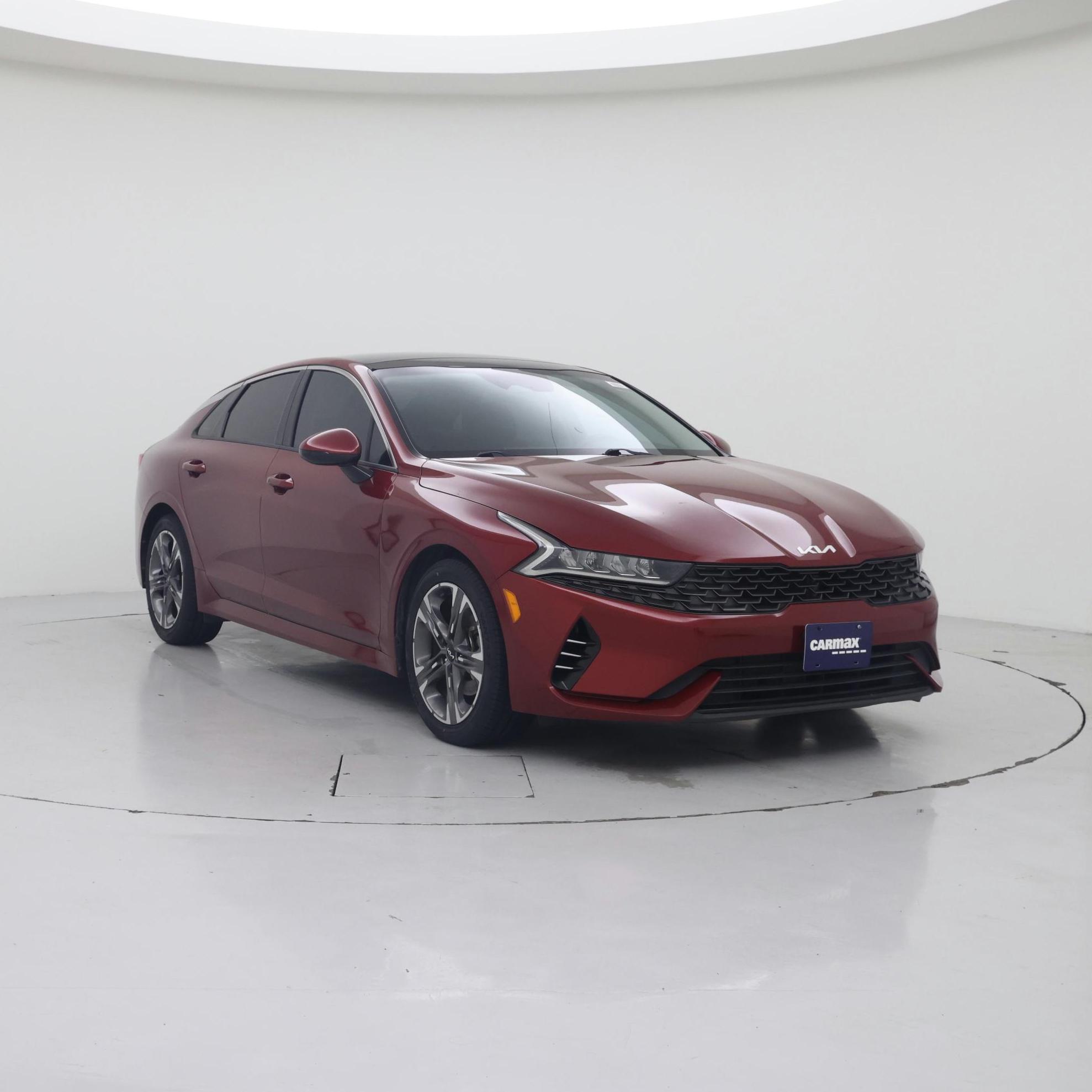 Red 2022 Kia K5 Sedan Front-Wheel Drive Automatic