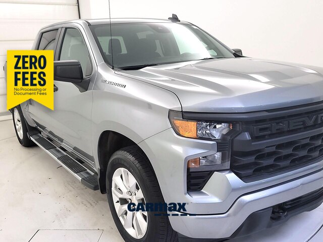 Silver 2023 Chevrolet Silverado 1500 Pickup Truck Four-Wheel Drive Automatic