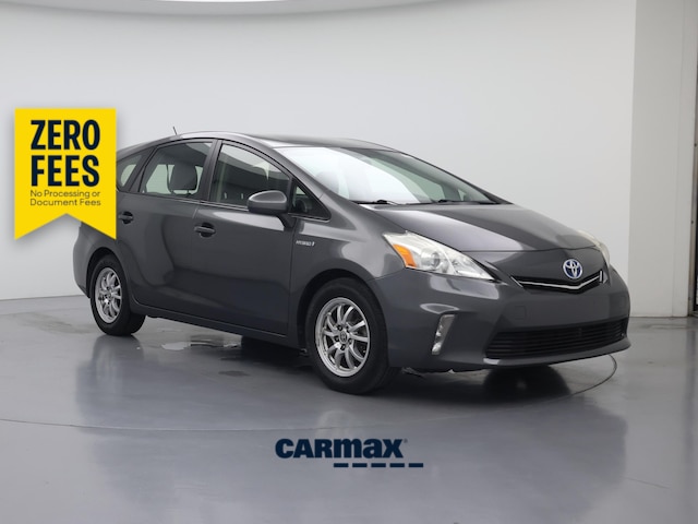 Gray 2014 Toyota Prius v Three FWD Wagon Front-Wheel Drive Automatic