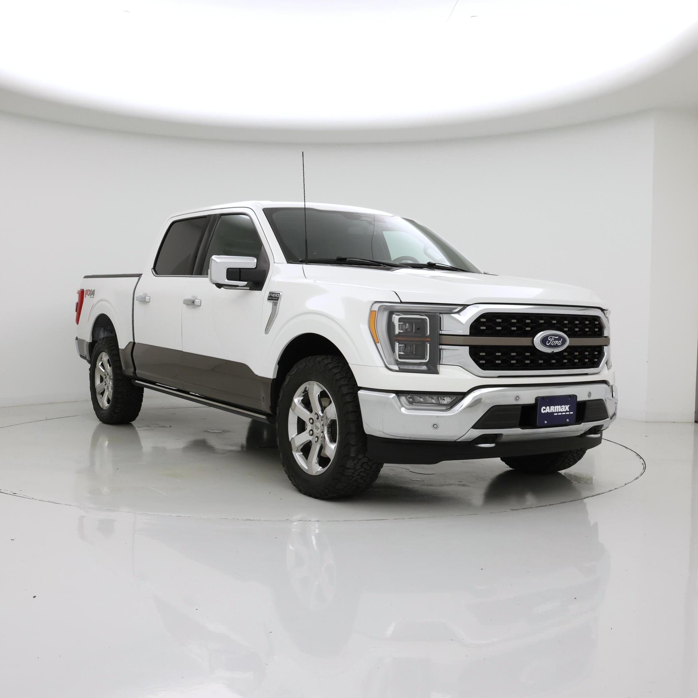 White 2023 Ford F-150 Pickup Truck Four-Wheel Drive Automatic