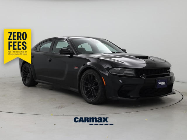 Black 2021 Dodge Charger Scat Pack Widebody RWD Sedan Rear-Wheel Drive Automatic