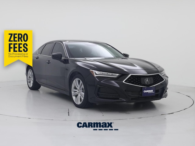 Black 2021 Acura TLX Sedan Front-Wheel Drive Automatic