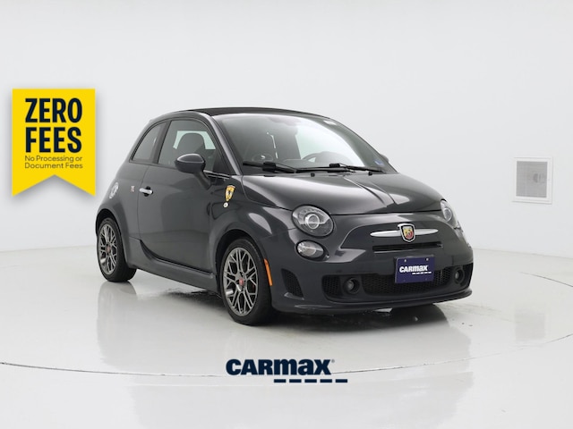 Gray 2017 FIAT 500 Abarth Cabrio FWD Convertible Front-Wheel Drive Automatic
