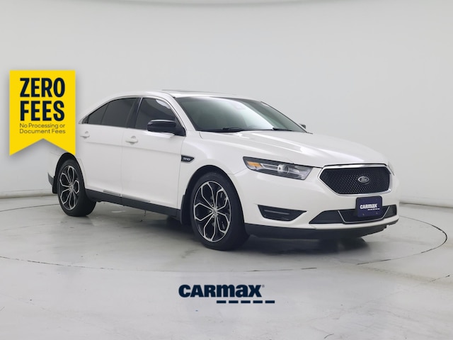 White 2014 Ford Taurus SHO AWD Sedan All-Wheel Drive Automatic