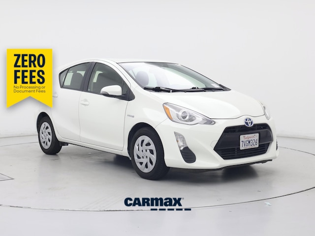 White 2016 Toyota Prius c Hatchback Front-Wheel Drive Automatic