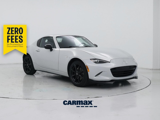 Gray 2019 Mazda MX-5 Miata RF Club RWD Convertible Rear-Wheel Drive Manual