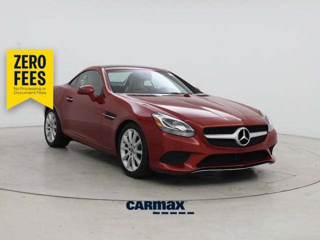 Red 2018 Mercedes-Benz SLC Convertible Automatic