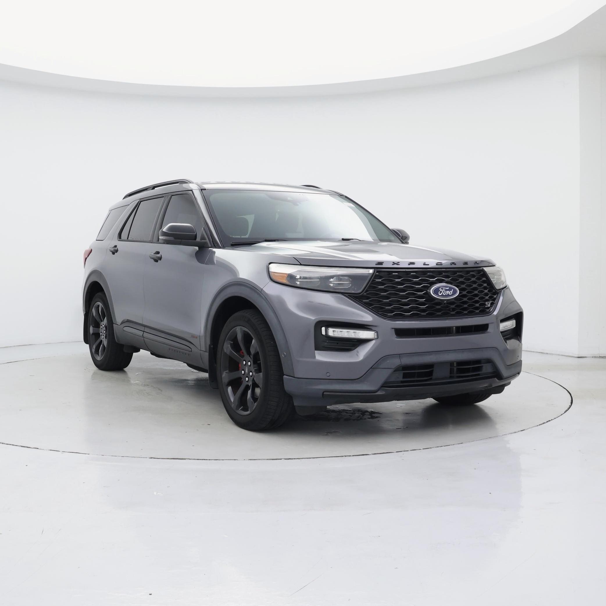 Gray 2021 Ford Explorer SUV / Crossover All-Wheel Drive Automatic