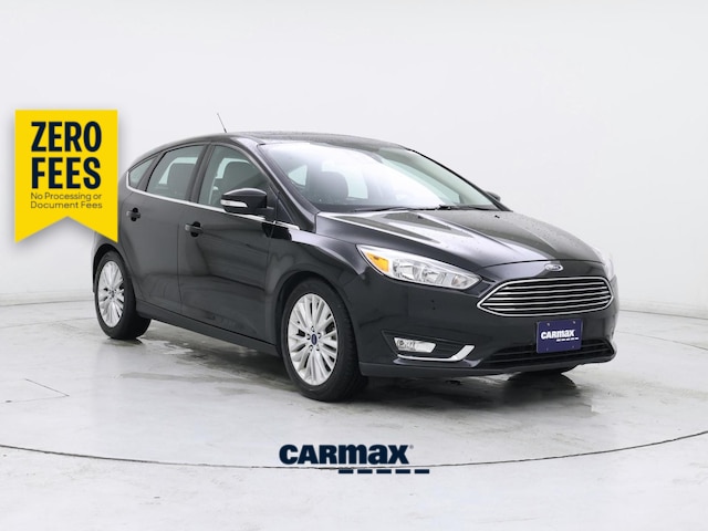 Black 2017 Ford Focus Hatchback Front-Wheel Drive Automatic