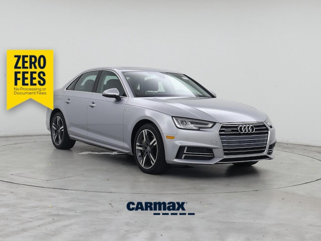 Silver 2018 Audi A4 2.0 TFSI quattro Premium Plus AWD Sedan All-Wheel Drive Automatic