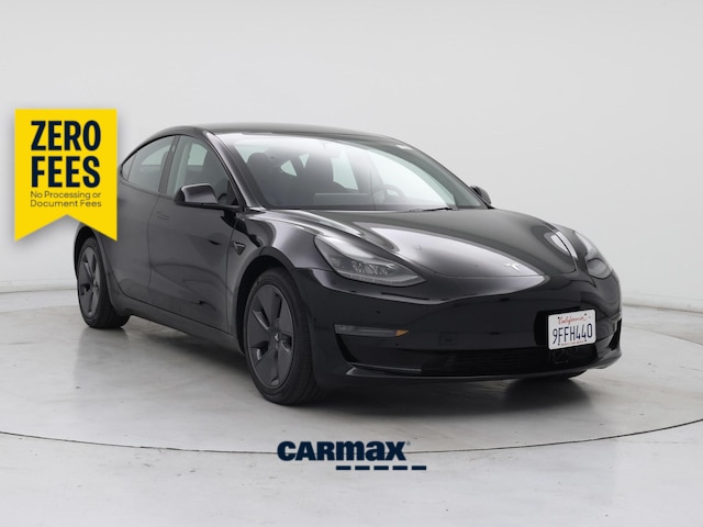 Black 2023 Tesla Model 3 Long Range AWD Sedan All-Wheel Drive Automatic