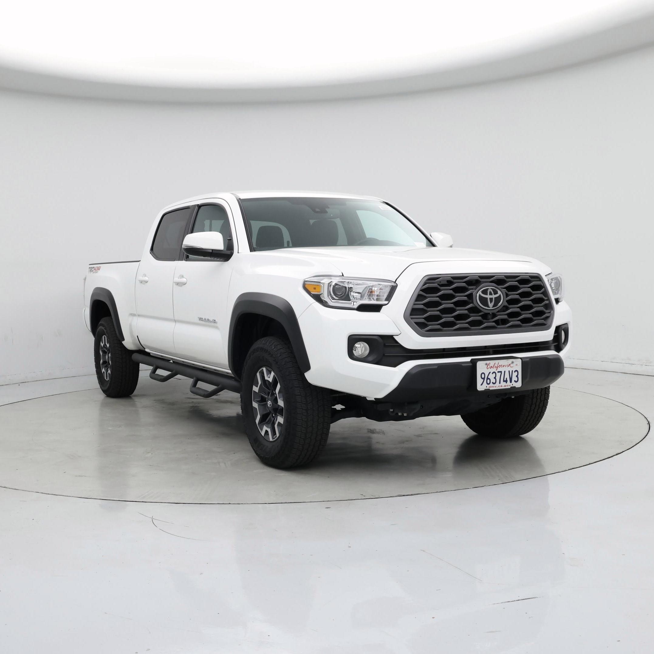 White 2023 Toyota Tacoma TRD Off Road Double Cab LB 4WD Pickup Truck Four-Wheel Drive Automatic