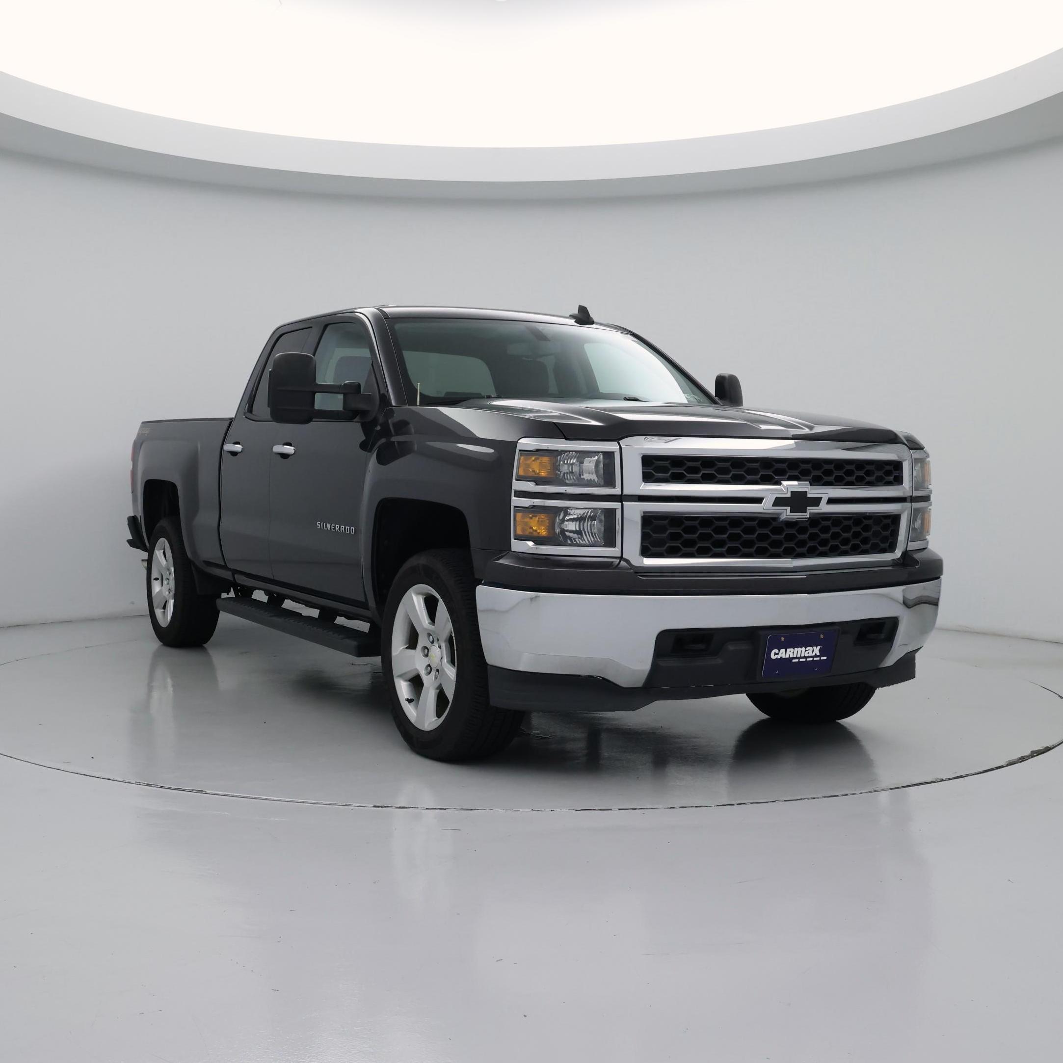 Gray 2015 Chevrolet Silverado 1500 Pickup Truck Four-Wheel Drive Automatic