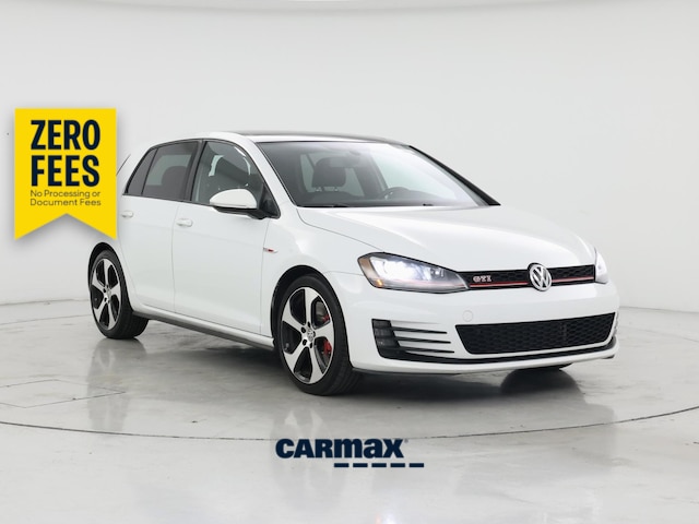 White 2017 Volkswagen Golf GTI 2.0T SE 4-Door FWD Hatchback Front-Wheel Drive Manual