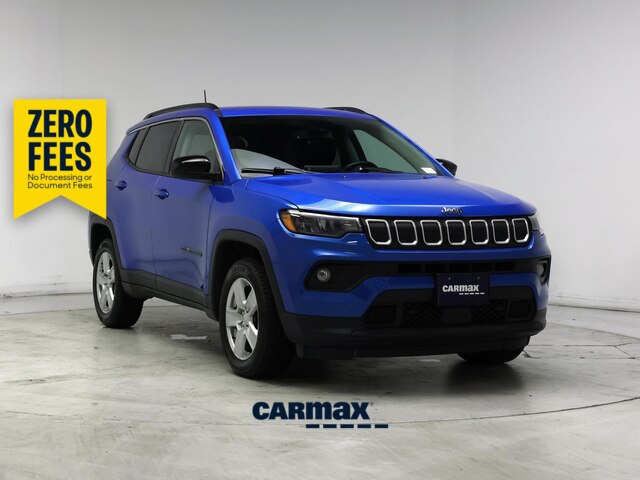 Blue 2022 Jeep Compass Latitude 4WD SUV / Crossover Four-Wheel Drive Automatic