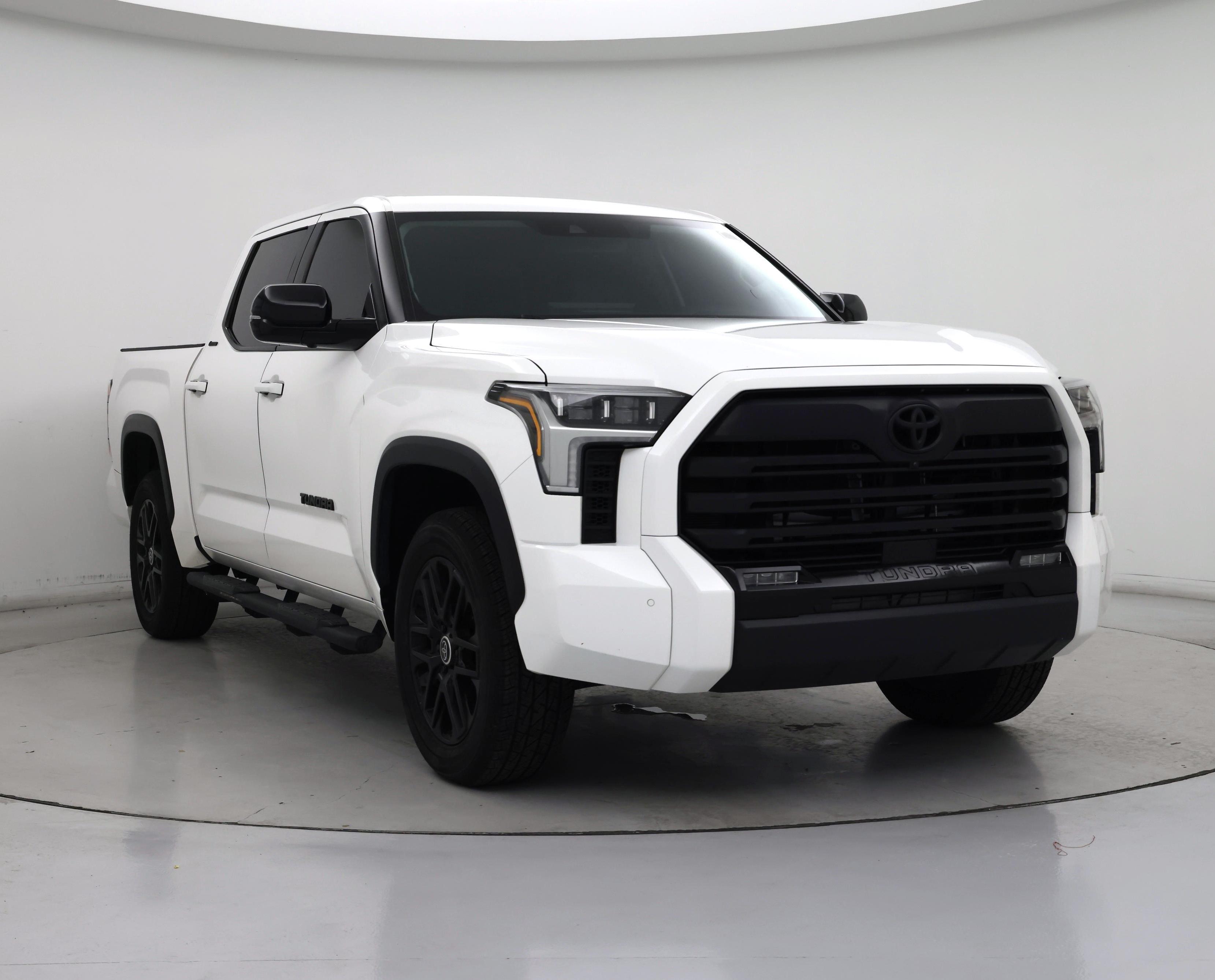 White 2024 Toyota Tundra Limited CrewMax Cab 4WD Pickup Truck Four-Wheel Drive Automatic