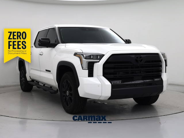 White 2024 Toyota Tundra Limited CrewMax Cab 4WD Pickup Truck Four-Wheel Drive Automatic