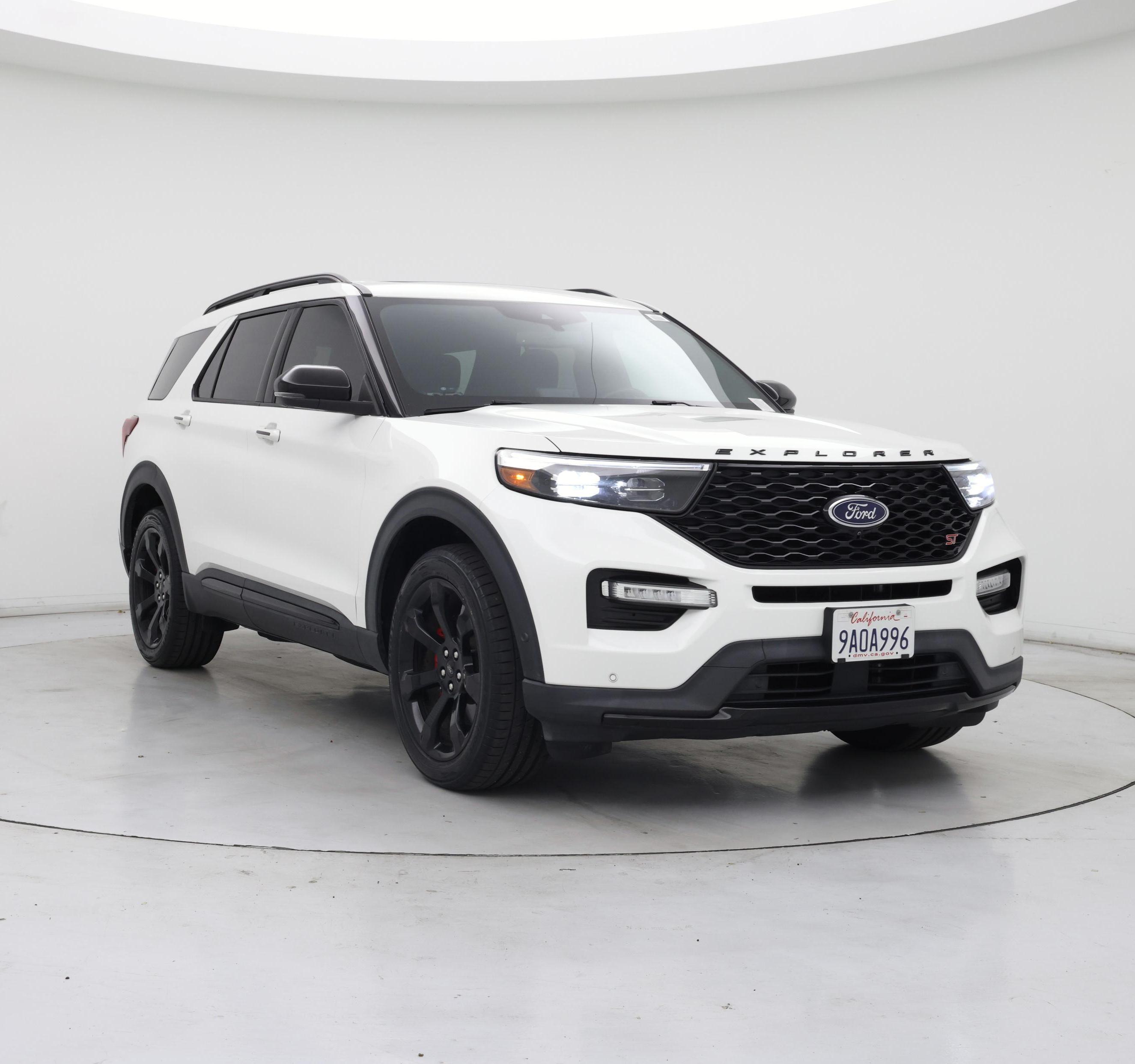 White 2022 Ford Explorer ST AWD SUV / Crossover All-Wheel Drive Automatic