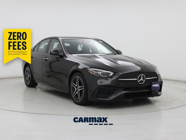 Black 2024 Mercedes-Benz C-Class Sedan All-Wheel Drive Automatic