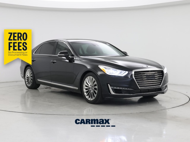 Black 2018 Genesis G90 Premium Sedan Rear-Wheel Drive Automatic