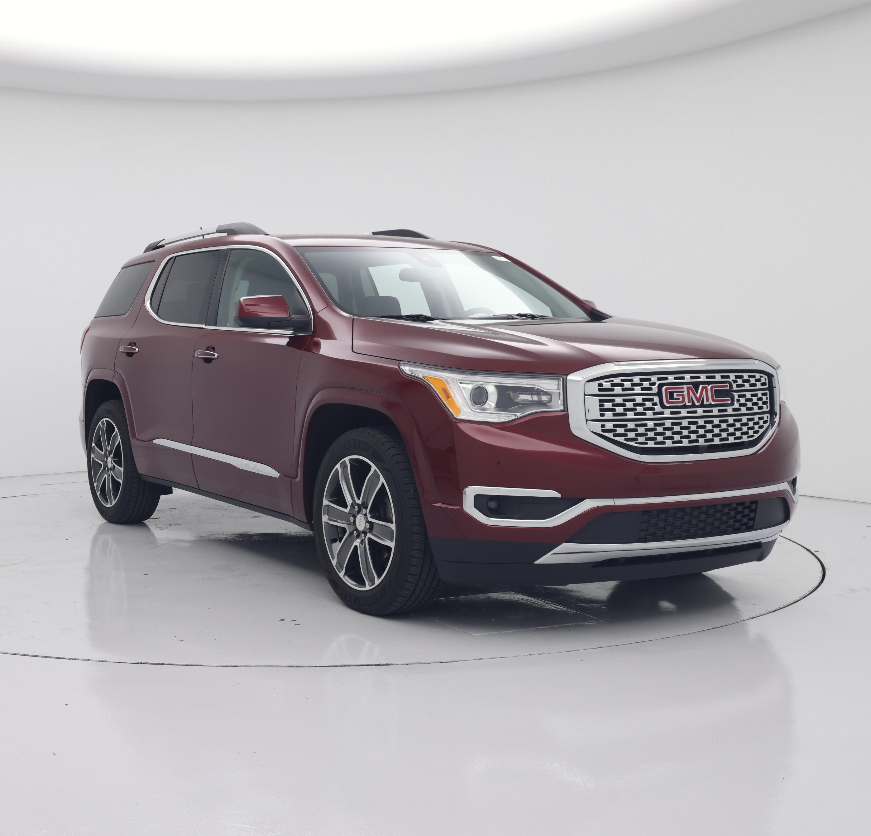 Red (Burgundy) 2018 GMC Acadia Denali FWD SUV / Crossover Front-Wheel Drive Automatic
