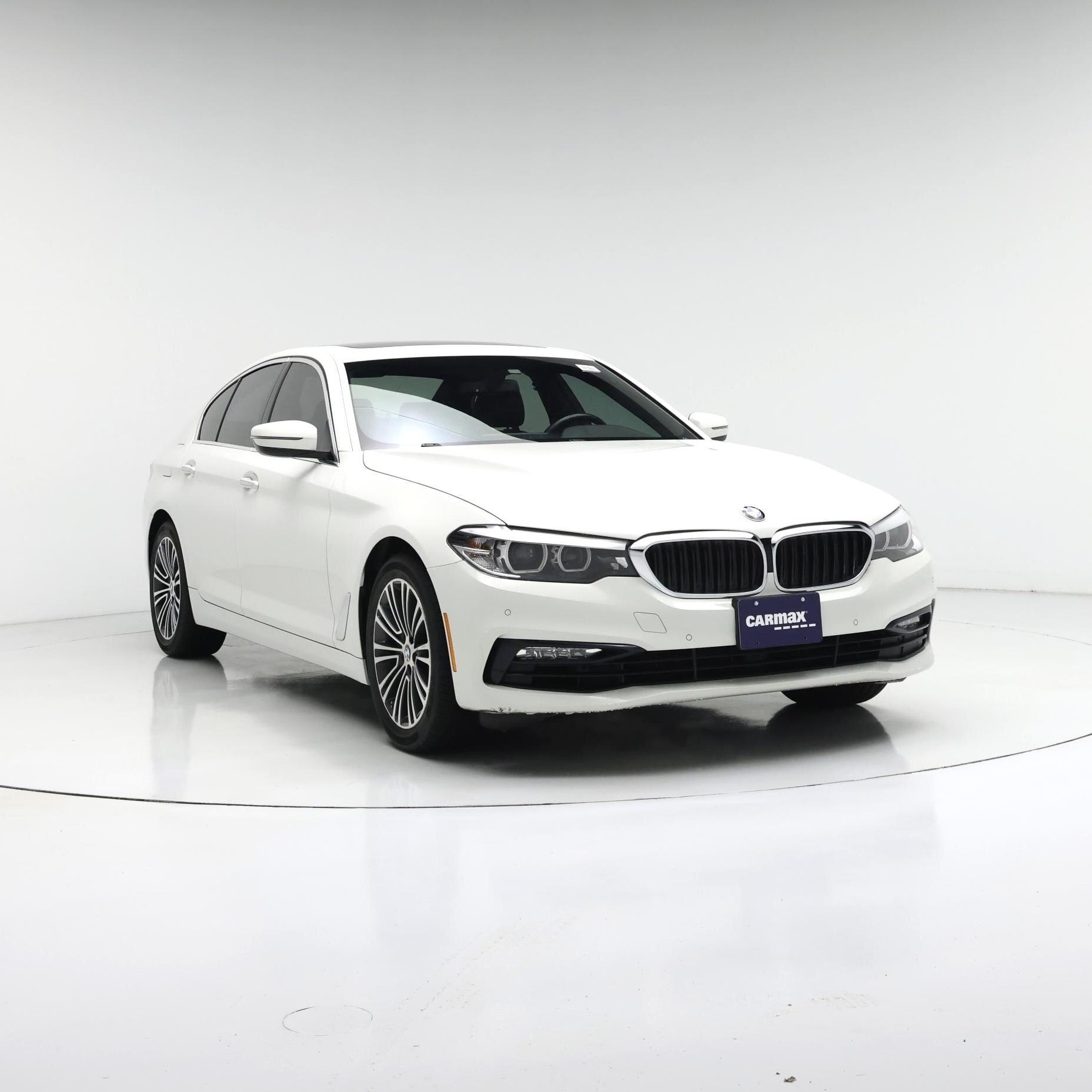 White 2018 BMW 5 Series Sedan All-Wheel Drive Automatic
