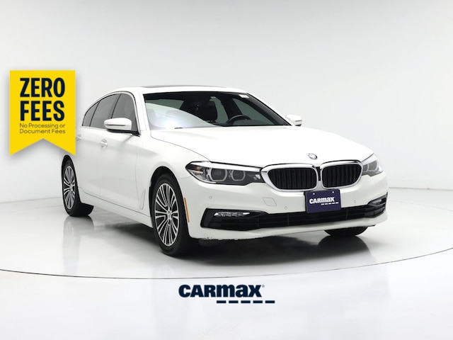 White 2018 BMW 5 Series Sedan All-Wheel Drive Automatic