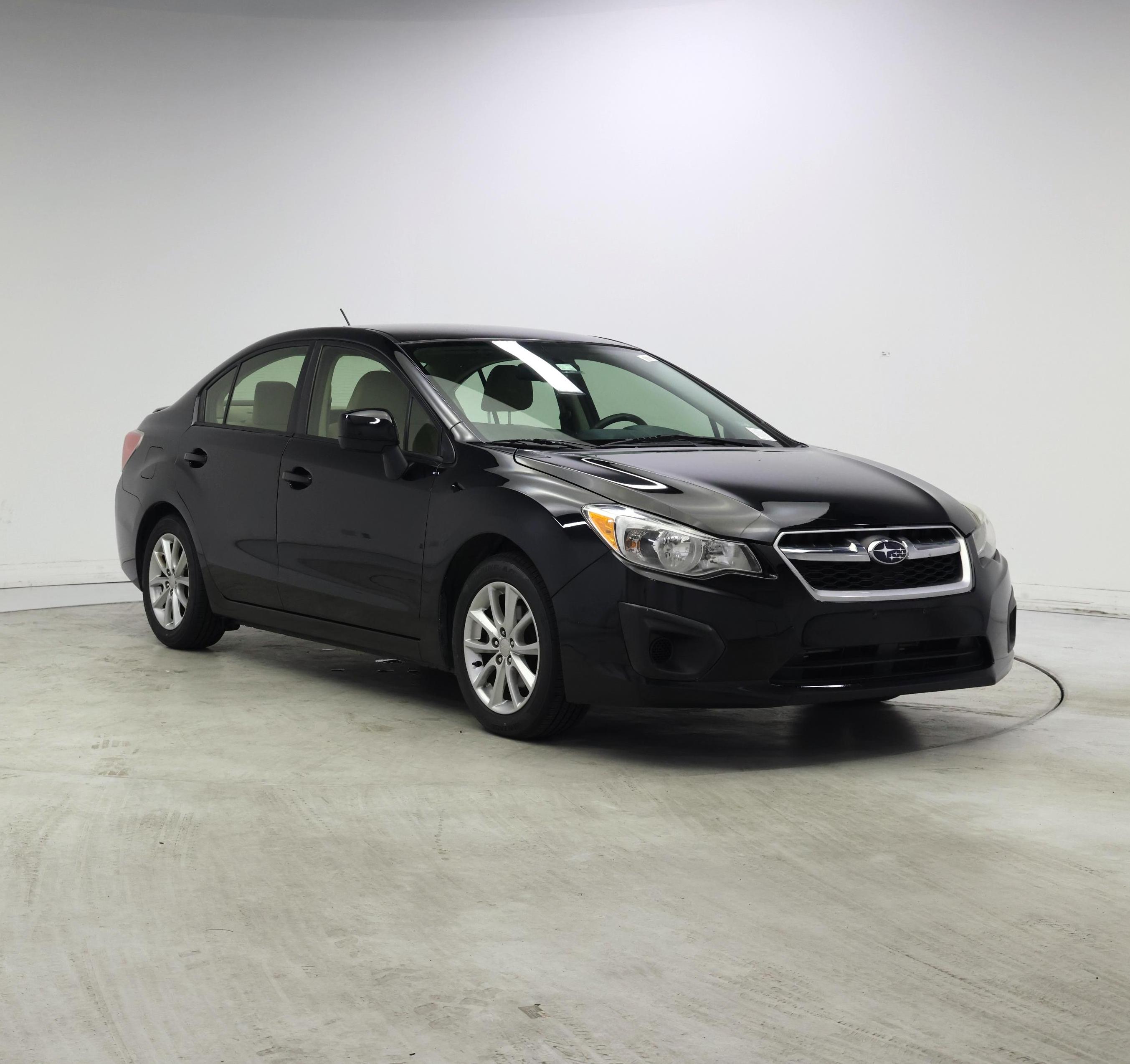 Black 2014 Subaru Impreza Sedan  Automatic