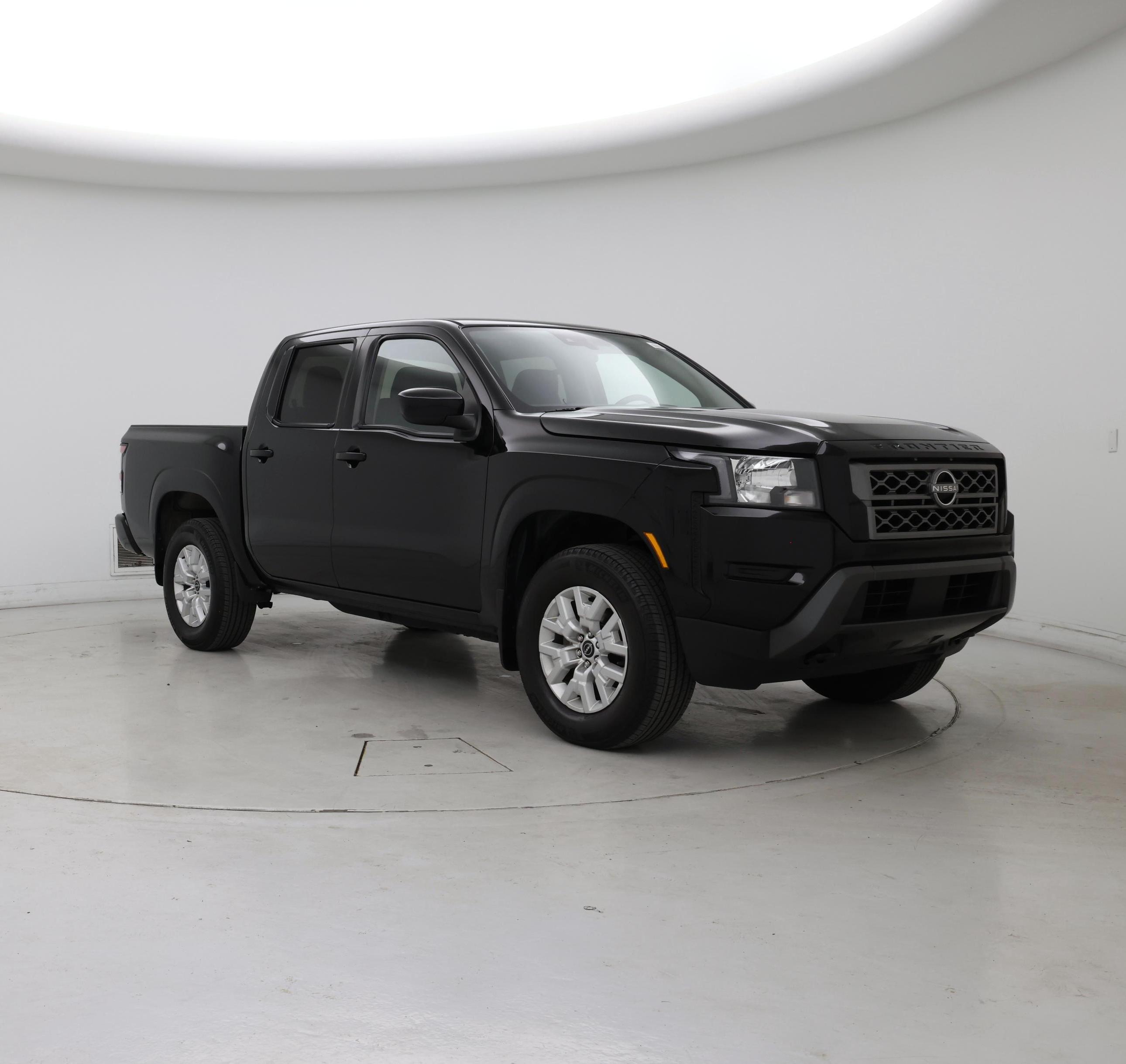 Black 2023 Nissan Frontier Pickup Truck Four-Wheel Drive Automatic